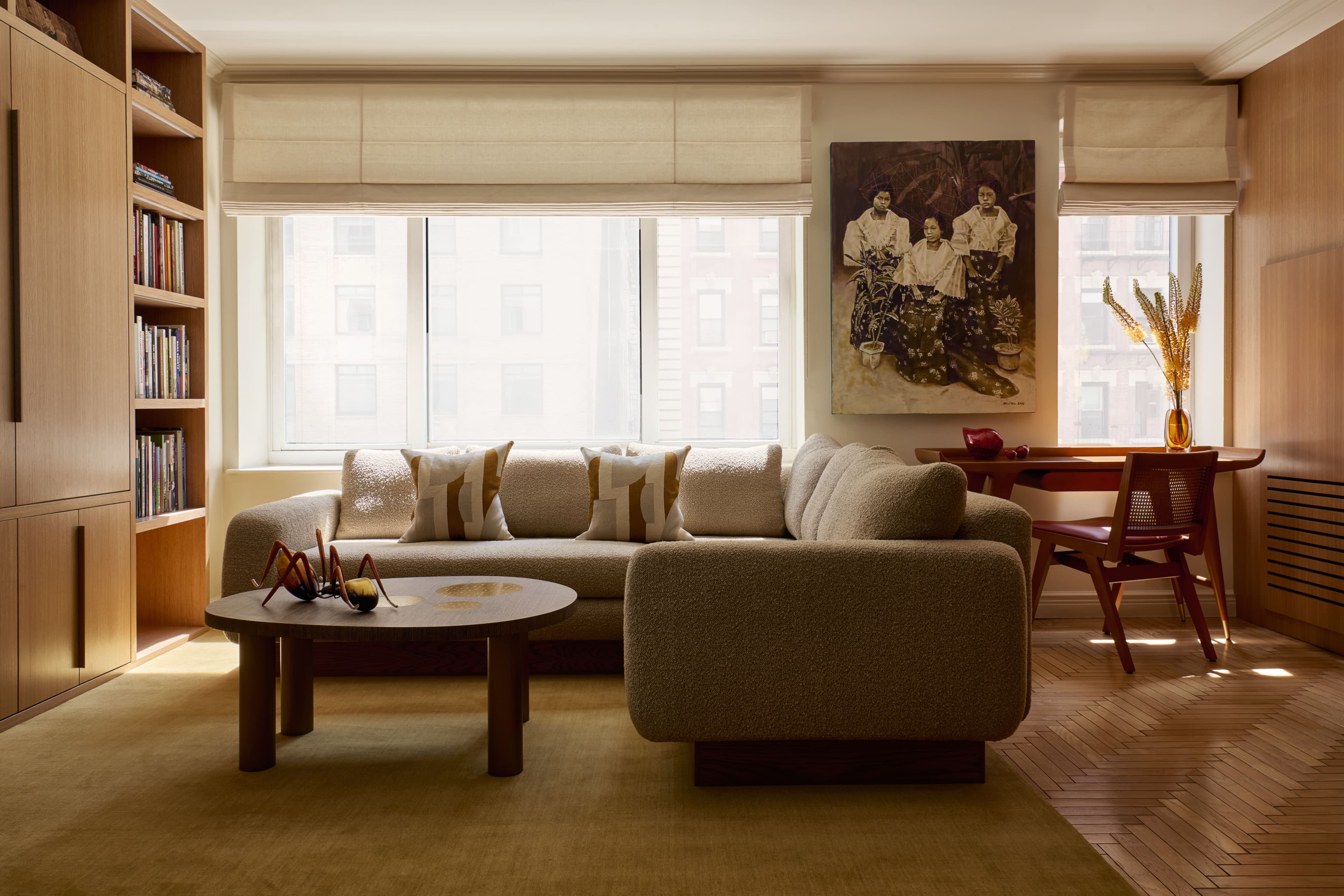 A layered living space — interior by Devello, photographed by Michael Mundy