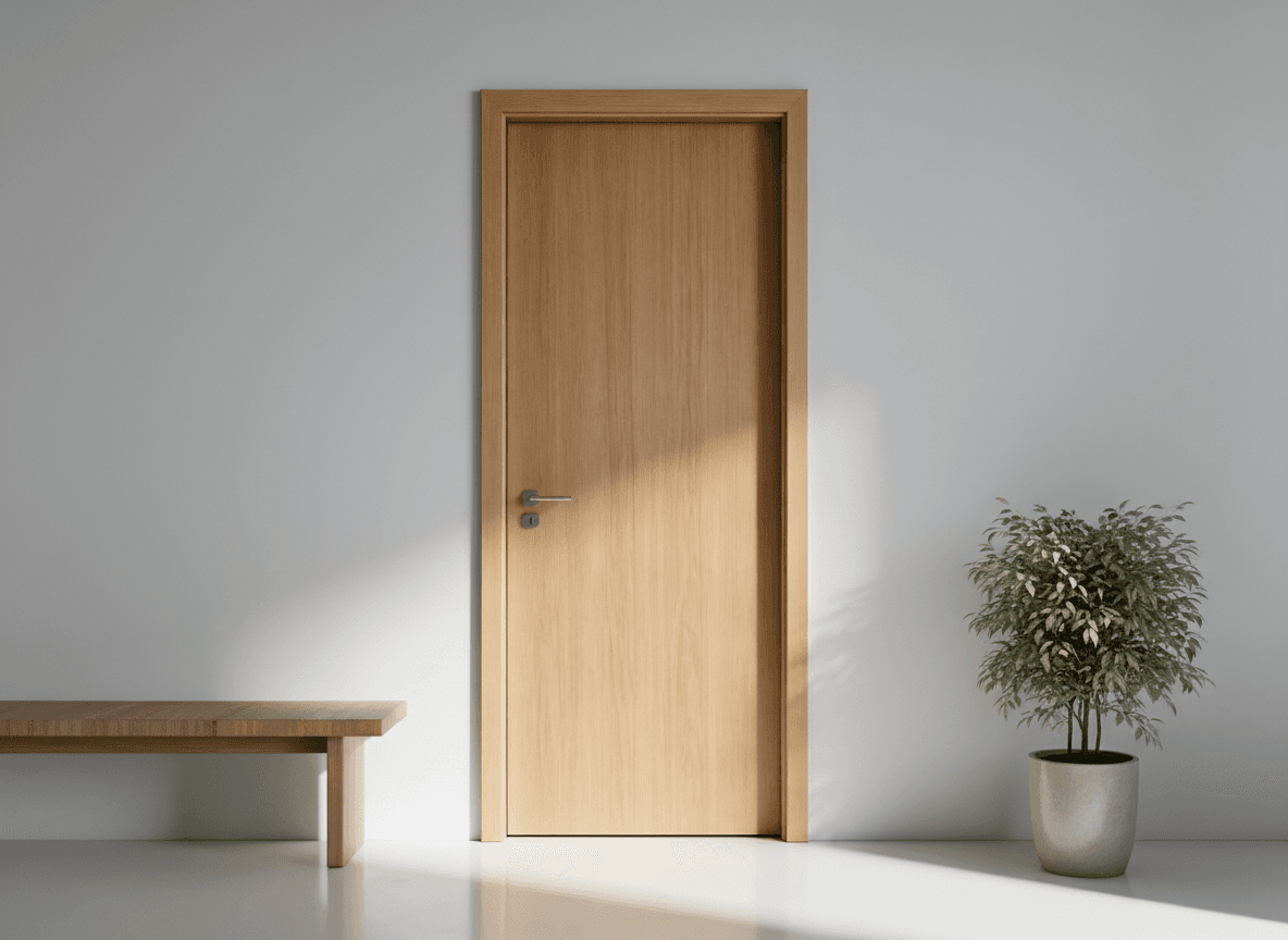 Flush Oak Door